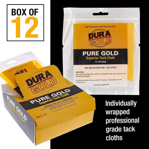 ورق صنفرة Dura-Gold Premium 80 Grit Gold PSA Longboard بطول 20 ياردة وDura-Gold - أقمشة ذهبية نقية فائقة الجودة - خرق تك (صندوق مكون من 12 قطعة) in Saudi Arabia