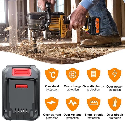 JGSPJ DCB609 60V Battery Replacement for Dewalt 20V / 60V Battery DCB609 DCB606 DCB612 20V 60V 9.0Ah Lithium Batteries in Saudi Arabia