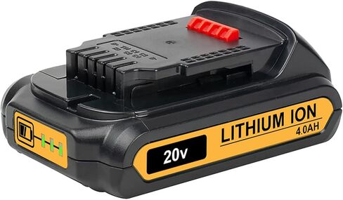 SKYON 20V 4.0Ah DCB230 Battery Replacement for DCB203 2Ah DCB201 1.5Ah DCBP034 1.7Ah DCBP520 5Ah DCB230 3.0Ah DCB240 4.0Ah 20V MAX* XR Compact Battery Compatible with Dewalt 20V Cordless Power Tools in Kuwait