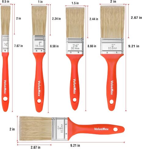 دليل منشار دائري Jorgensen مقاس 100 بوصة وفرش طلاء ValueMax (عبوة من 5 قطع). in Kuwait