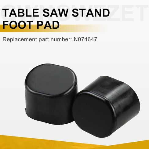 N074647 Table Saw Stand Foot Rubber Pad Replacement for Dewalt DWX723 DWX724 DWX725 Series Miter Saw Stand (Blcak,4 pcs) in Saudi Arabia