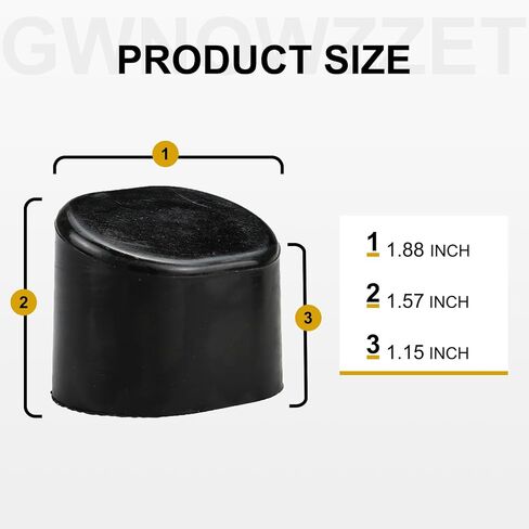 N074647 Table Saw Stand Foot Rubber Pad Replacement for Dewalt DWX723 DWX724 DWX725 Series Miter Saw Stand (Blcak,4 pcs) in Saudi Arabia