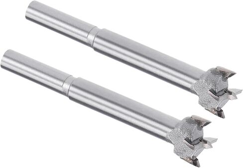 Kozelo 2pcs Forstner Drill Bits - [48mm] Tungsten Carbide Auger Opener for Wood Furniture Hinge Woodworking Use, Hex Shank, Gray in Saudi Arabia