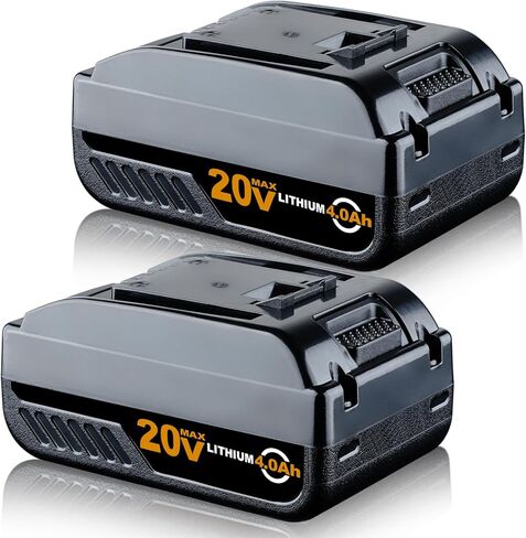 VINIDA 2Pack 20V 3.0Ah Battery Replacement for Worx Battery 20V Max WA3520 Lithium Battery WA3525 WG151s WG155s WG251s WG255s WG540s WG545s Tool Batteries in Saudi Arabia