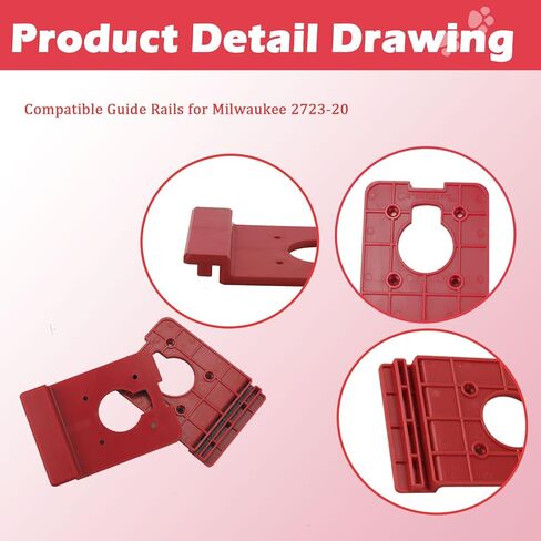 2723-20 محول السكك الحديدية دليل التوجيه يناسب ميلووكي المسار المنشار دليل السكك الحديدية-2pack in Kuwait
