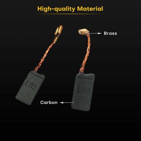 2 قطعة N035692 فرشاة كربون بديلة لطاحونة الزوايا DeWALT DW830 DW831 DW830C، 402874-03-2pk [أداء موثوق] [سهلة التركيب] in Kuwait