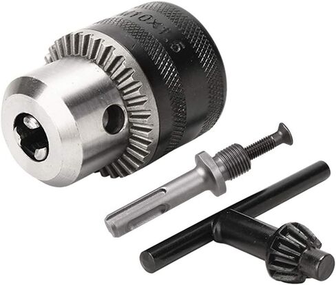 Yakamoz 1.5-10mm Metal Drill Chuck Adapter Screwdirver Bit Driver Adaptor Converter Conversion Tool with SDS Plus Shank, 1/16"- 3/8" Capacity in Saudi Arabia