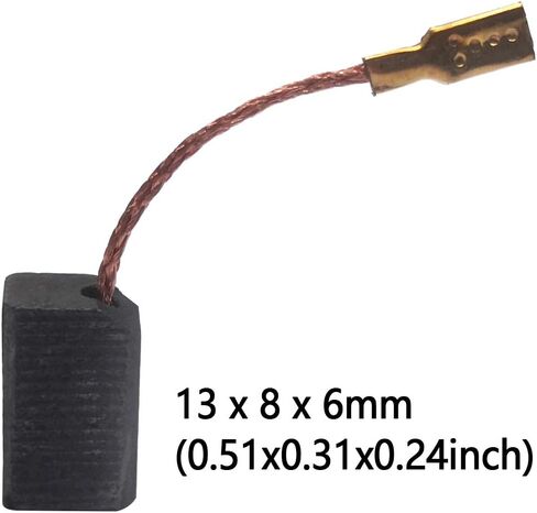 4Pcs CB203 Carbon Brushes Replacement Part, 18 x 16 x 7mm Motor Carbon Brush in Saudi Arabia