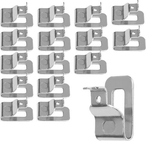 15PCS Belt Clips for Dewalt, 304 Stainless Steel Drill Holder Tool Clips Hanger Hook Kit with Screws Accessories, Compatible with Dewalt 20V Power Tools N268241, DCD980, DCD985, DCD980L2, DCD985L2 in Saudi Arabia