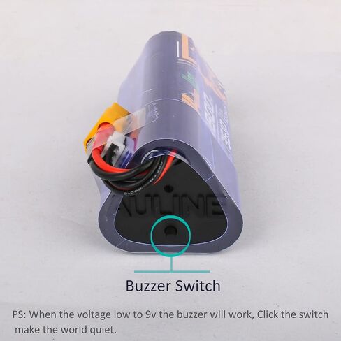 Auline FPV Goggles Battery 4800mAh 3S 11.1v XT60 مدمج تنبيه منخفض الطاقة ومؤشر الجهد LED in Saudi Arabia