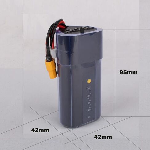 Auline FPV Goggles Battery 4800mAh 3S 11.1v XT60 مدمج تنبيه منخفض الطاقة ومؤشر الجهد LED in Saudi Arabia