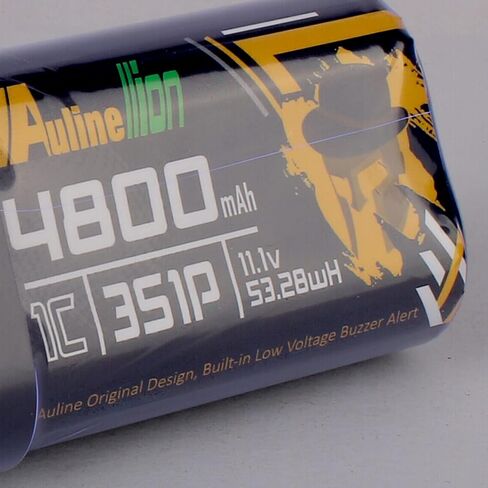 Auline FPV Goggles Battery 4800mAh 3S 11.1v XT60 مدمج تنبيه منخفض الطاقة ومؤشر الجهد LED in Saudi Arabia