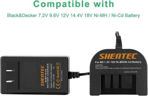 Shentec 3500mAh 12V Battery Compatible with Black and Decker 12V A1712 FS120B FSB12 HPB12 A12 A12-XJ A12EX Firestorm FS120B FS120BX (Battery Charger Included) in Saudi Arabia