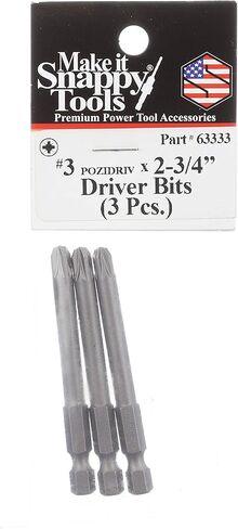 Pozi-Drive Quick-Change Bit (Set of 3) #3 x 2-3/4" in Saudi Arabia