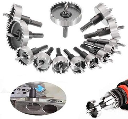 M42 Heavy Duty Bi-Metal Hole Saw Drill Bit HSS Hole Cutter 6.3 Inch with Arbor Tooth Cutting Opener for Wood and Plastic Drywall 6-5/16" (1, 160mm) in Saudi Arabia