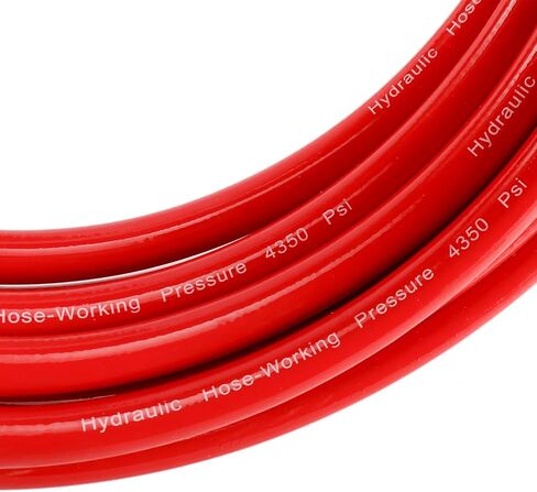 خرطوم رش طلاء بدون هواء 50 قدم × 1/4 بوصة، أنبوب ألياف مرن خفيف اللون أحمر 15 متر، أنبوب بخاخ عالي الضغط (15 متر) in Kuwait