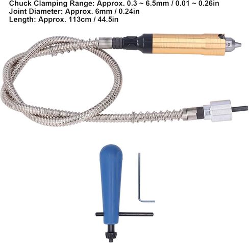 Flex Shaft Extension Chuck Key Flex Shaft Adapter Flex Shaft Rotary Tool for Electric Drill Rotary Grinder Tool Joint Diameter 6mm in Saudi Arabia