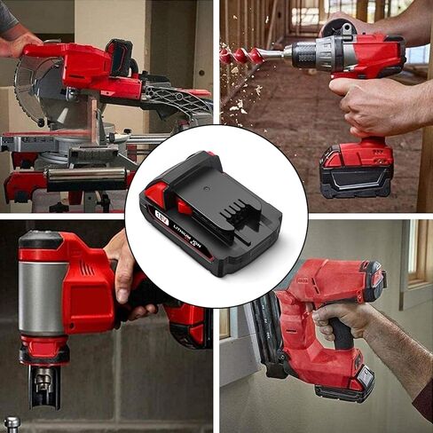 SKYON 18V 4.0Ah 72Wh 48-11-1820 استبدال البطارية لـ M-18 48-11-1820 2.0Ah 36Wh 48-11-1815 1.5Ah 27Wh بطارية ليثيوم مدمجة متوافقة مع بطارية أدوات الطاقة اللاسلكية Milwaukee 18V 2 حزمة in Kuwait