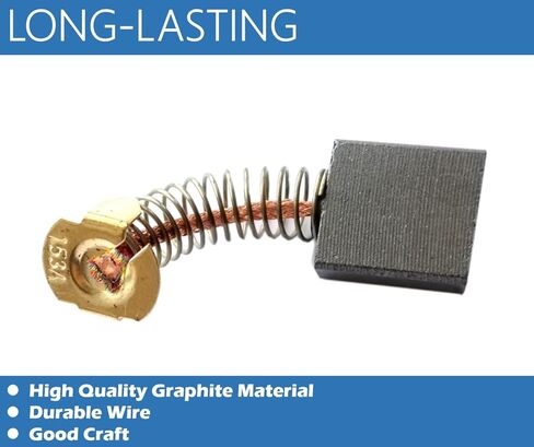 6-Pack Durable CB154, CB-154 Replacement Carbon Brushes Compatible with Makita 181048-2/181047-4/194986-9/957805410, Replaces CB153, CB154, CB155, CB157, CB161, CB163 in Kuwait