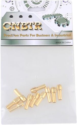 CNBTR 0.5-3.2 مللي متر كوليت نحاسي للأدوات الدوارة مثقاب طحن كهربائي مجموعة حامل تشاك حزمة من 10 (قطر عرقوب 4.3 مللي متر) in Saudi Arabia