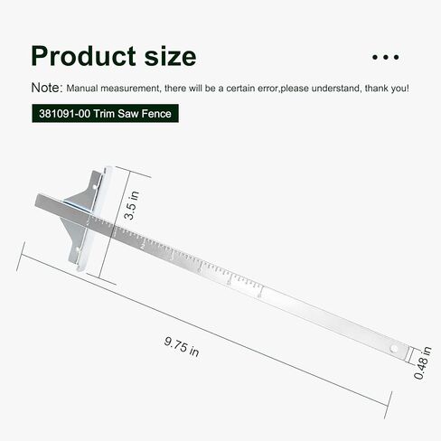 Brlyeeanze 381091-00 استبدال سياج منشار القطع لديوالت DC390K DW936 DC300 DC310 DCS391B in Kuwait