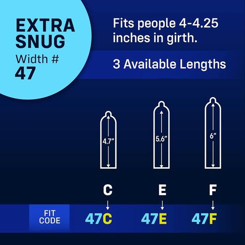 MyONE Snug Sized Condoms | 45C: Super Snug (45), Length 4.7" (C) in Saudi Arabia
