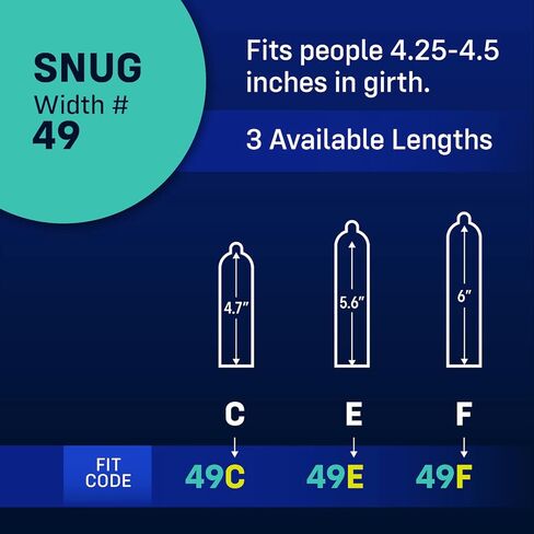 MyONE Snug Sized Condoms | 45C: Super Snug (45), Length 4.7" (C) in Saudi Arabia