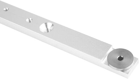 650mm Rail Miter Bar, Aluminum Alloy Rail Miter Bar Slider Table Saw Gauge Rod Miter Gauge Wood Working Tool Saw Blades Parts Accessories for Table Saw Woodworking Works in Saudi Arabia