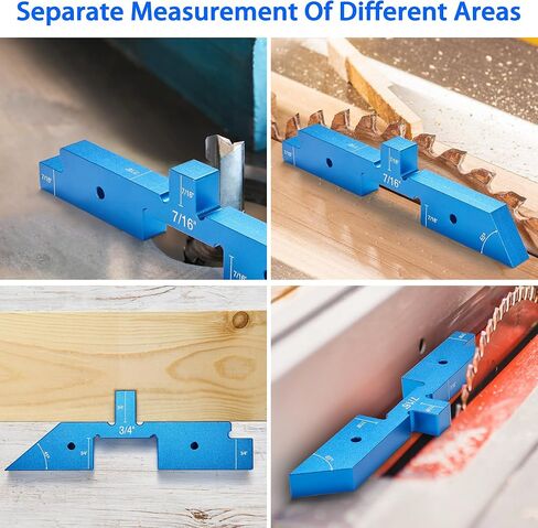 مكعبات اعداد لاعمال النجارة من تويكاي، 14 قطعة من مكعبات اعداد طاولة الراوتر، قضبان اعداد طاولة راوتر دقيقة من الالومنيوم لمنشار طاولة الراوتر واعداد قياس الزاوية، مكعبات اعداد لاعمال النجارة in Kuwait