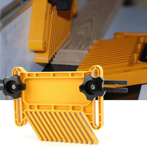 2Pcs Woodworking Feather Board Set, Adjustable Woodworking Safety Device Table Saw for Stationary Electric Cutting Tools and Router Tables Saws,166mmx90mm, Yellow in Saudi Arabia
