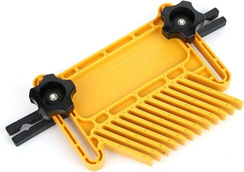 2Pcs Woodworking Feather Board Set, Adjustable Woodworking Safety Device Table Saw for Stationary Electric Cutting Tools and Router Tables Saws,166mmx90mm, Yellow in Saudi Arabia