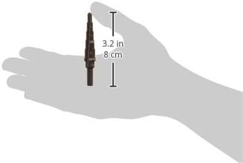 Milwaukee Electric Tool Power Extensions Electric Step Drill Bit, NO 2, 3/16" to 1/2" in Saudi Arabia