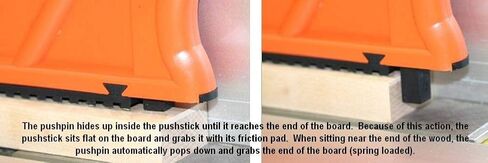The Original Power Hands Safety Push Stick For Router Table Saw Made in the USA in Saudi Arabia
