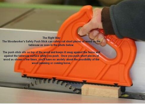 The Original Power Hands Safety Push Stick For Router Table Saw Made in the USA in Saudi Arabia