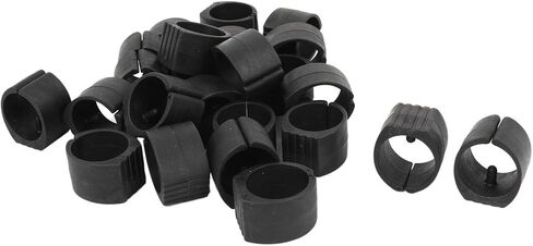 uxcell Plastic Breuer Chair Tubing Pipe Foot Floor Glides Single Prong Round U-Shape Caps 26mm Dia 24 Pcs in Saudi Arabia