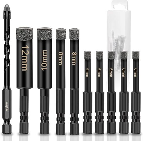 Wet/Dry Diamond Drill Bits for Glass, Ceramic, Tile, Marble, Porcelain in Kuwait