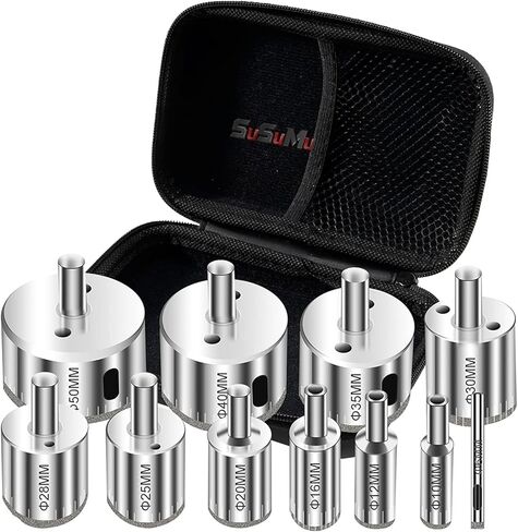 Wet/Dry Diamond Drill Bits for Glass, Ceramic, Tile, Marble, Porcelain in Kuwait