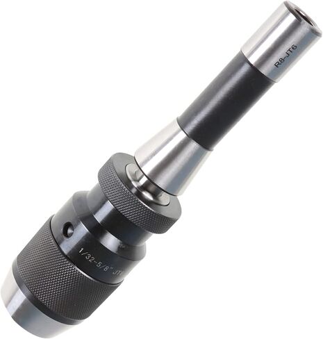 kimllier Self-tightening Keyless Drill Chuck 1/32-5/8 Inch Clamping Range 0.005 Inch Accuracy Heavy Duty Drill Chuck with R8 Shank Adapter Fit for CNC Lathe Milling Drill Machine in Saudi Arabia