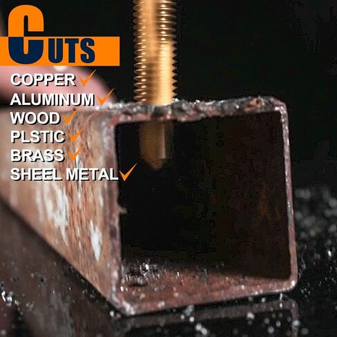 مجموعة لقم الحفر المركبة 6 قطع (M3 M4 M5 M6 M8 M10) وM35 5% كوبالت متري مجموعة لقم الثقب (1 مم - 10 مم / 19 قطعة) in Kuwait