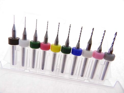 10 pack .10mm to 1.0mm Micro Drill Bits (1 each) .10 .20 .30 .40 .50 .60 .70 .80 .90 1.0mm Installation, JEWELRY MAKING, Crafts, CNC CIRCUIT BOARD PRODUCTION, Woodworking, MODEL TRAINS CARS BOATS!! in Saudi Arabia