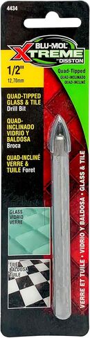 ديستون لقمة مثقاب للزجاج والبلاط رباعي الاطراف 4434، 1/2 انش in Kuwait