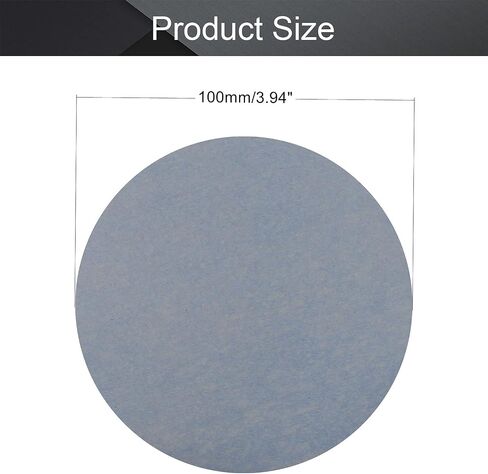 Utoolmart 4 Inch Hook and Loop Sanding Disc 3000 Grits Flocking Sandpaper for Random Orbit Sander Gray 20Pcs in Saudi Arabia