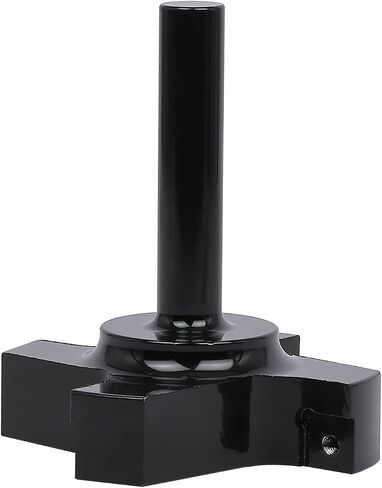 RealPlus CNC Spoilboard Surfing Router Bit، 1/2 "عرقوب 3" قطر القطع، 4 جناح كربيد إدراج بلاطة تسطيح جهاز التوجيه بت التخطيط لقمة الخشب المسوي in Saudi Arabia