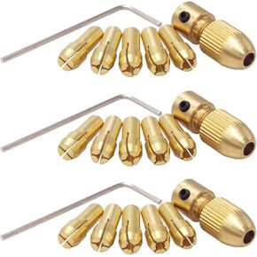 طقم من 3 مجموعات من ولفرييد 0.5 - 3 مم صغير من أجل رؤوس صغيرة مع مفتاح ألن لأدوات دوارة 3.17 مم in Kuwait