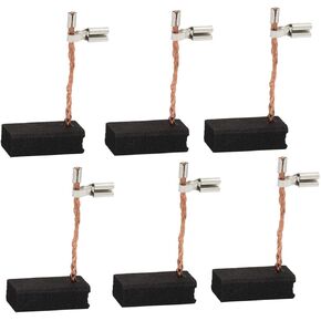 6PCS Durable A27343 Replacement Carbon Brushes Compatible with DWP611 Router, DWP611PK Router, 450, 450PK Router in Kuwait