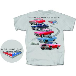 Joe Blow Chevelle 1964 to 1972 Men's T Shirt Chevy - Malibu T-Shirt Nothing but by Ice Grey T's XXX-Large