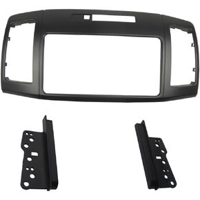 DKMUS Double Din Radio Stereo Adapter for 2001-2007 Toyota Allion 240 Premio DVD Dash Installation Surrounded Trim Kit Fascia