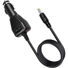 شاحن سيارة DC 12V لمشغل DVD المحمول، سلك طاقة محول ولاعة السجائر البديل لـ Sylvania/DBPOWER/UEME/HDJUNTUNKOR/DRJ DVD المحمول، بطول 6 أقدام (12 فولت - 24 فولت)