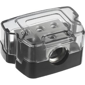 BOJACK 3 Way Power Distribution Connecting Block 1x0/2/4 Gauge Input 3x4/8 Gauge Output Power Distribution Block for Car Amplifier Audio Splitter in Kuwait