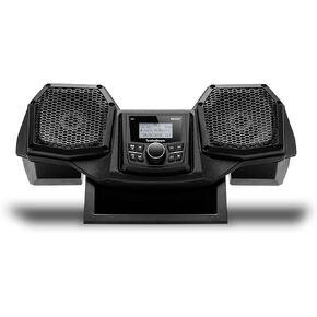 Rockford Fosgate RNGR18-STG1 Audio Kit: All-in-One Dash Housing Pre-Installed with PMX-1 Receiver and 5.25" Speakers for Select Polaris Ranger Models (2018-2022)